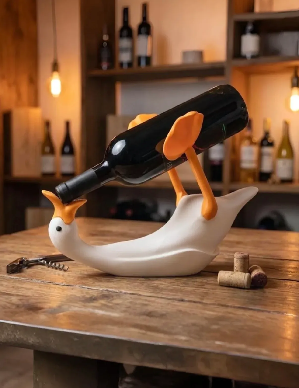 🍷 Soportes para Botellas de Vino con Forma de Animal — imagen 1