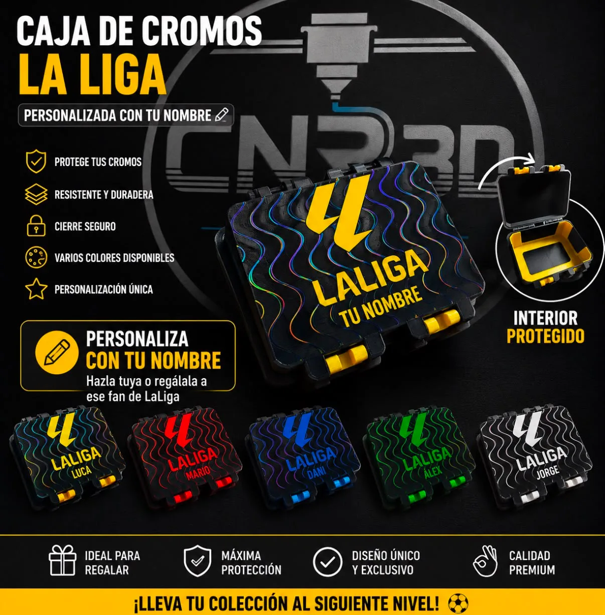⚽ Caja de Cromos LaLiga Personalizada — imagen 1